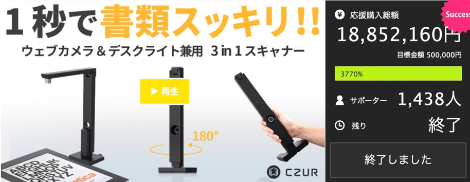 CZUR - Lens Pro - Makuake
